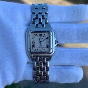 Vintage Cartier Panthere Stainless steel Ladies 29MM watch w/Box !!